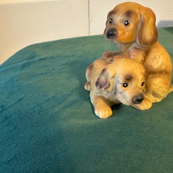 Hand Painted Cocker Spaniel puppies, porcelain figurine - Picture 5 of 5